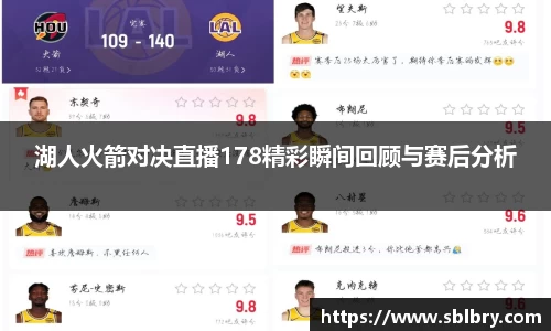 湖人火箭对决直播178精彩瞬间回顾与赛后分析